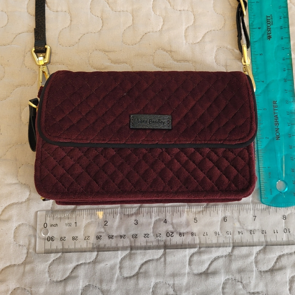 Vera Bradley Velvet Bag/wristlet